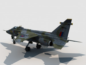SEPECAT Jaguar British version 3Dモデル
