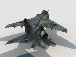 SEPECAT Jaguar versione britannica Modello 3D