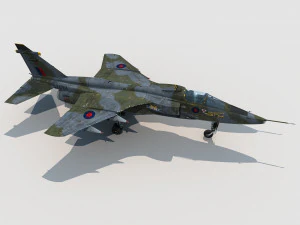 SEPECAT Jaguar versione britannica Modello 3D