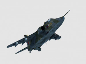 SEPECAT Jaguar versione britannica Modello 3D