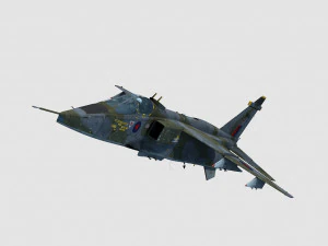 SEPECAT Jaguar versione britannica Modello 3D
