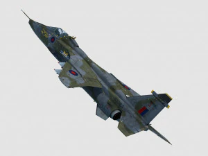 SEPECAT Jaguar versione britannica Modello 3D