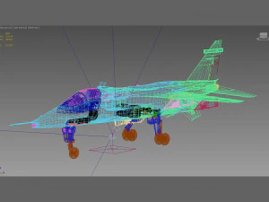 SEPECAT Jaguar versione britannica Modello 3D