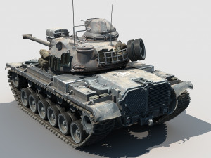 M-48 A3 Patton 3D 模型