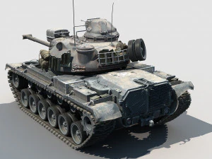 M-48 A3 Patton 3D Model