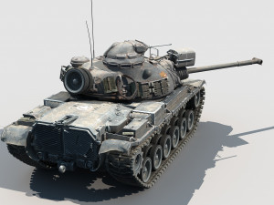 M-48 A3 Patton 3D 模型