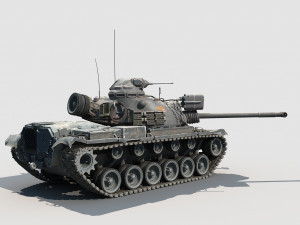 M-48 A3 Patton 3D 模型