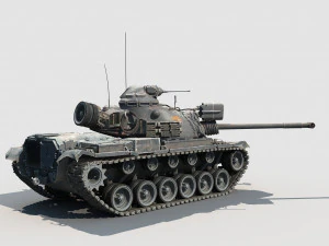 M-48 A3 Patton 3D Model