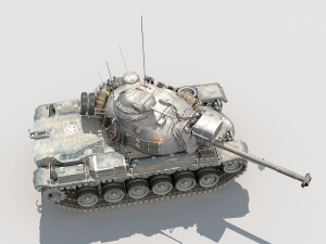 M-48 A3 Patton 3D 模型