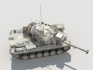 M-48 A3 Patton 3D Model