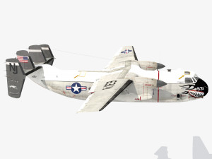 Grumman C-2 A Greyhound 3D Model
