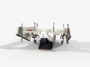 Grumman C-2 A Greyhound 3D Model