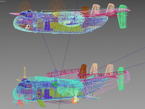 Grumman C-2 A Greyhound 3D Model