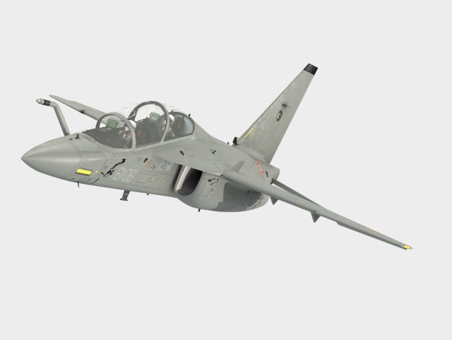 Leonardo M-346 Master trainer version 3D मॉडल .c4d .max .obj .3ds .fbx .stl .blend 