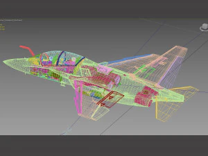 Leonardo M-346 Master trainer version 3D Model