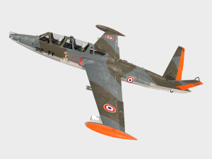 Fouga CM170 Magister 3D Model