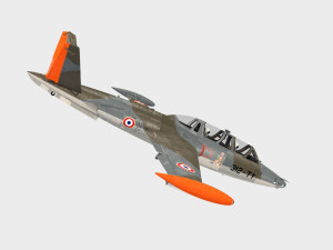 Fouga CM170 Magister 3D Model