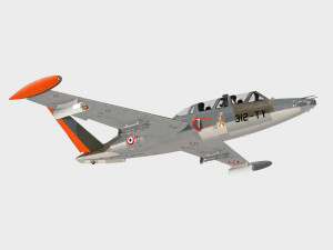 Fouga CM170 Magister 3D Model