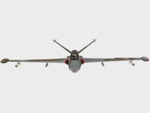 Fouga CM170 Magister 3D Model