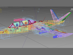 Fouga CM170 Magister 3D Model