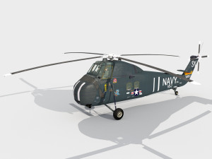 Sikorsky SH-34 Choctaw Model 3D