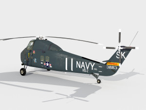 Sikorsky SH-34 Choctaw Modello 3D