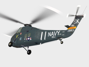 Sikorsky SH-34 Choctaw Modello 3D