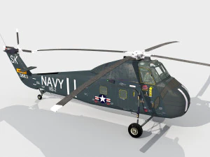 Sikorsky SH-34 Choctaw 3D Model