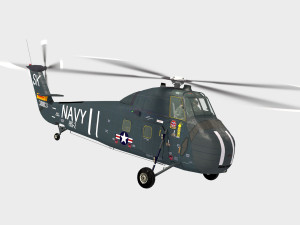 Sikorsky SH-34 Choctaw Modello 3D