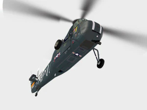 Sikorsky SH-34 Choctaw 3D Model