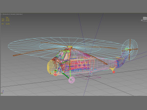 Sikorsky SH-34 Choctaw Modello 3D
