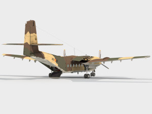 DeHavilland Canada DHC-4 A Caribou 3D-Modell
