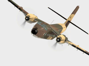 DeHavilland Canada DHC-4 A Caribou 3D Model