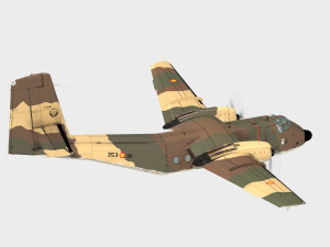 DeHavilland Canada DHC-4 A Caribou 3D-Modell