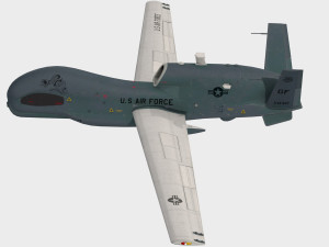 Northrop Grumman RQ-4 Global Hawk 3D Model