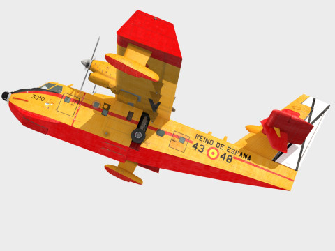 De Havilland DHC-515 Firefighter Modelo 3D