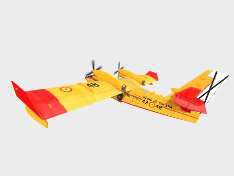 De Havilland DHC-515 Firefighter 3D Model