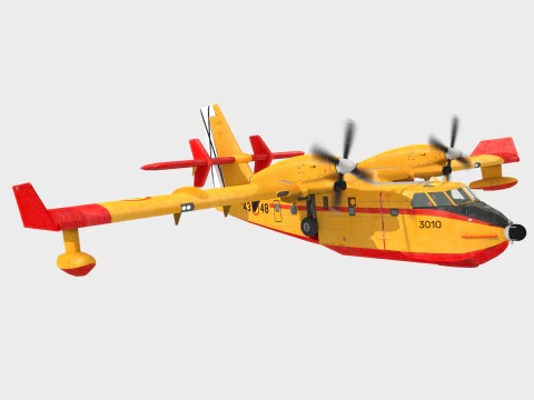 De Havilland DHC-515 Firefighter 3D Model