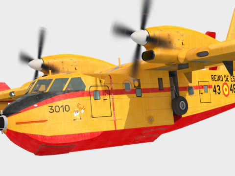 De Havilland DHC-515 Firefighter 3D Model