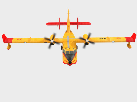 De Havilland DHC-515 Firefighter Modelo 3D