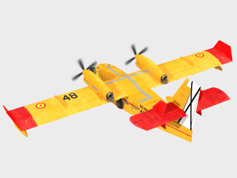 De Havilland DHC-515 Firefighter Modelo 3D