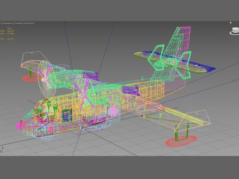 De Havilland DHC-515 Firefighter 3D Model