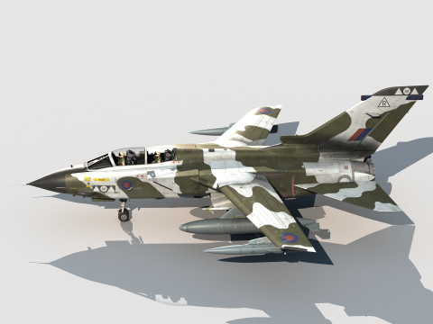 Panavia Tornado GR4-IDS British winter scheme 3D Model