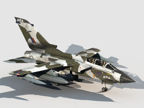 Panavia Tornado GR4-IDS British winter scheme 3D Model