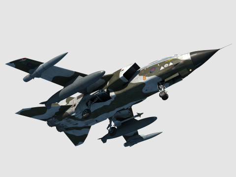 Panavia Tornado GR4-IDS British winter scheme 3D Model
