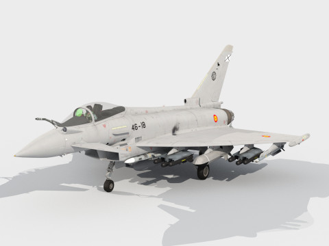 Eurofighter Halcon project 3D-Modell