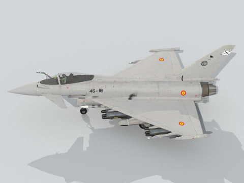 Progetto Eurofighter Halcon Modello 3D