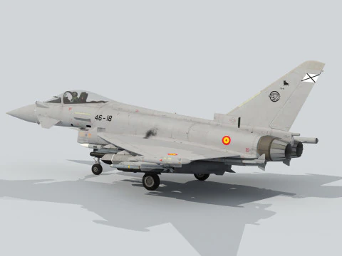 Progetto Eurofighter Halcon Modello 3D