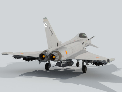Eurofighter Halcon project 3D Model