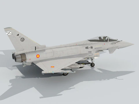 Progetto Eurofighter Halcon Modello 3D
